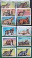 Liberia 1999 Wildlebende Katzenartige Mi 2671/82** (2 M/s) - Liberia