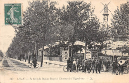 59-LILLE-Le Coin Du Moulin Rouge Et L'Avenue De L'Hippodrome-N 6002-C/0311 - Lille