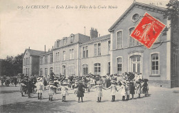 71-LE CREUSOT-Ecole Libre De Filles De La Croix Mence-N 6002-C/0109 - Le Creusot