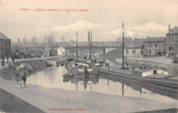 59-JEUMONT-Bateaux Attendant La Visite De La Douane-N 6002-C/0013 - Jeumont