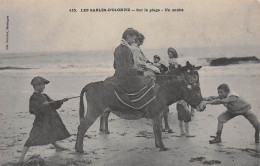 85-LES SABLES-D'OLONNE-Ane Sur La Plage-N 6002-B/0209 - Sables D'Olonne