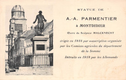 80-MONTDIDIER-STATUE DE A.-A. PARMENTIER-N 6002-B/0051 - Montdidier