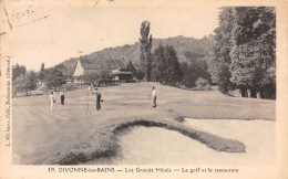 01-DIVONNE-LES-BAINS-Les Grands Hotels - Le Golf Et Le Restaurant-N 6002-A/0289 - Divonne Les Bains