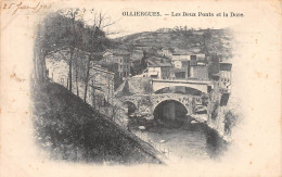 63-OLLIERGUES-Les Deux Ponts Et La Dore.-N 6002-A/0079 - Olliergues