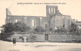 49-DOUE-LA-FONTAINE-Ruines De La Collegiale St-Denis-N 6002-G/0241 - Doue La Fontaine
