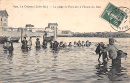 44-LE CROISIC-La Plage De Port-Lin A L'heure Du Bain-N 6002-G/0089 - Le Croisic