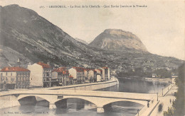 38-GRENOBLE-Le Pont De La Citadelle - Quai Xavier Jonvin Et La Tronche-N 6002-F/0373 - Grenoble