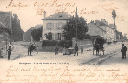 91-MONTGERON-Rue De Paris Et De Chalandrey-N 6003-A/0297 - Montgeron