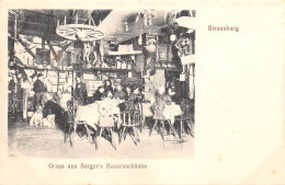 67-STRASBOURG-Gruss Aus Serger's Bauernschanke-N 6003-F/0377 - Strasbourg