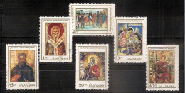 Bulgaria 1968●Painting●●Rila Monastery ●Mi1850-55 CTO - Gebraucht