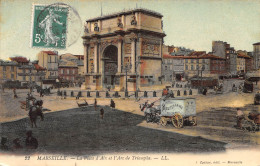13-MARSEILLE-La Place D' Aix Et L' Arc De Triomphe-N 6004-A/0291 - Ohne Zuordnung