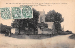 94-LA QUEUE-EN-BRIE-Entree De La Queue-en-Brie Par Les Chemins Du Pont Banneret Et De Villiers-sur-Marne-N 6003-H/0055 - La Queue En Brie