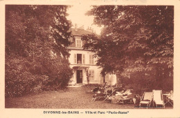 01-DIVONNE-LES-BAINS-Villa Et Parc "Paris-Rome"-N 6004-D/0377 - Divonne Les Bains