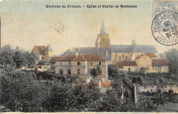 71-MONTCENIS-Eglise Et Hopital-N 6004-G/0381 - Autres & Non Classés