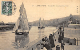 76-LE TREPORT-Sortie Des Bateaux De Peche-N 6004-G/0281 - Le Treport