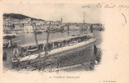 34-CETTE-Torpilleur Dans Le Port-N 6004-G/0089 - Sonstige & Ohne Zuordnung