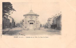 78-POISSY-entree De La Ville. La Rue De Paris-N 6004-F/0055 - Poissy