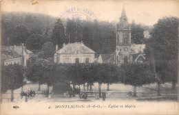 95-MONTLIGNON-Eglise Et Mairie-N 6004-E/0293 - Montlignon