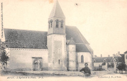 89-AUGY - L'EGLISE ET LA PLACE-N 6004-E/0001 - Autres & Non Classés