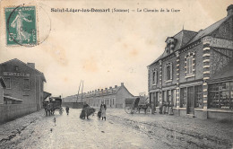 80-SAINT-LEGER-LES-DOMART-Le Chemin De La Gare-N 6004-H/0179 - Sonstige & Ohne Zuordnung