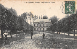 80-CONTAY-La Mairie Et L'Ecole-N 6004-H/0153 - Sonstige & Ohne Zuordnung