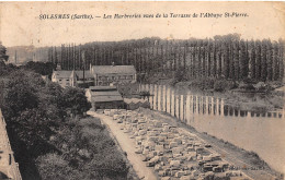 72-SOLESMES-Les Marbreries Vues De La Terrasse-N 6004-H/0015 - Solesmes