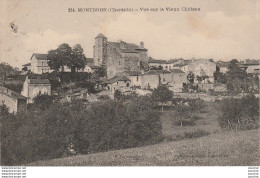 T1-16) MONTBRON (CHARENTE) VUE SUR LE VIEUX CHATEAU - ( 2 SCANS ) - Otros & Sin Clasificación