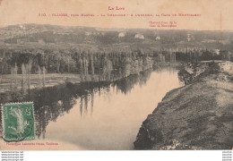 T4-46) GLUCHES , PRES MARTEL (LOT) LA DORDOGNE - A L'HORIZON , LA GARE DE MONTVALENT - Autres & Non Classés