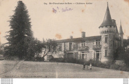 T5-16) SAINT CLAUD SUR LE SON (CHARENTE)  CHATEAU ASTIER  - (ANIMEE - ENFANTS - 2 SCANS ) - Autres & Non Classés