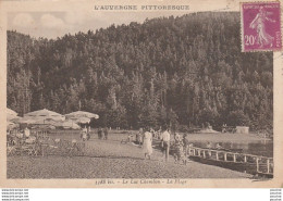 T5-63) LAC CHAMBON (L' AUVERGNE PITTORESQUE)  LA PLAGE  - ( ANIMEE ) - Autres & Non Classés