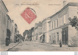 T6-33) SAINT DENIS DE PILE (GIRONDE)  AVENUE PRINCIPALE- ( ANIMEE - PHARMACIE - BOULANGERIE ) - Other & Unclassified