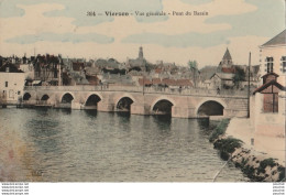 T8-18) VIERZON - VUE GENERALE ET PONT DU BASSIN - ( 2 SCANS ) - Vierzon