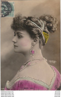 T4- ARTISTE FEMME - FRAU - LADY - MAUD AMY - REUTLINGER - ( OBLITERATION DE 1907 - 2 SCANS ) - Artisti