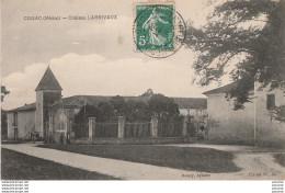 T10-33) CISSAC  (MEDOC)  CHATEAU LARRIVAUX - ( ANIMEE - HABITANTS - ATTELAGE CHEVAL ) - Other & Unclassified