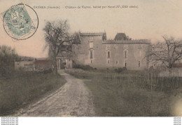 T11-33) VAYRES (GIRONDE) CHATEAU DE VAYRES , HABITE PAR HENRI IV (XIII° SIECLE) - Other & Unclassified