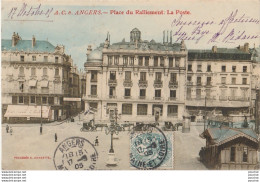 T16-49) ANGERS -  PLACE DU RALLIEMENT - LA POSTE - ( COULEURS ) - Angers