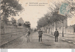 T17-44) DOULON - PRES NANTES - BOULEVARD DES MAUVES - (ANIMEE - HABITANTS - FACTEUR ) - Nantes