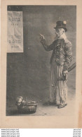 47) AGEN CARTE PUBLICITAIRE - AU PETIT POUCET VVE G. CATEL - UNIC - COUTELLERIE LARENE - COUTEAUX - CLOWN - 2 SCANS  - Agen