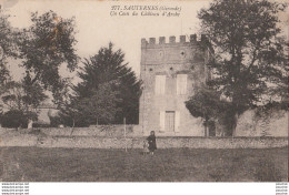 T17-33) SAUTERNES (GIRONDE) UN COIN DU CHATEAU D'ARCHE - ( + FLAMME PUB - ANIMEE - ENFANTS - 2 SCANS ) - Sonstige & Ohne Zuordnung