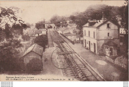 T17-33) LORMONT (GIRONDE)  LA GARE ET LE TUNNEL DU CHEMIN DE FER - ( 2 SCANS ) - Other & Unclassified