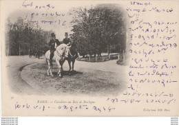 T18-75) PARIS (XVI°) CAVALIERS AU BOIS DE BOULOGNE - (  OBLITERATION DE 1903  - 2 SCANS )  - District 16