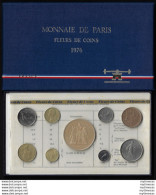 1976 Francia Divisionale Fleurs De Coins 9 Monete - Other - Europe