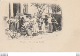 T22-83) TOULON  - UN COIN DU MARCHE - ( TRES ANIMEE - 2 SCANS )  - Toulon