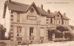 71-ALLEREY-Ecole Des Fllles Et Poste-N 6005-D/0307 - Other & Unclassified