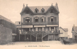 62-BERCK-PLAGE-Villa Marie Eugénie-N 6005-D/0275 - Berck