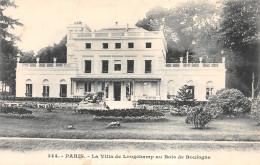 75-PARIS-La Villa De Longchamp Au Bois De Boulogne-N 6005-C/0291 - Other & Unclassified