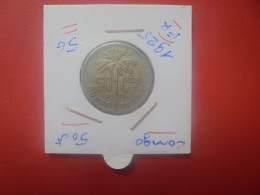 CONGO BELGE 50 Centimes 1925 FR (A.5) - 1910-1934: Albert I
