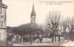 69-FONTAINES SUR SAONE-Place De L'eglise-N 6005-H/0149 - Other & Unclassified