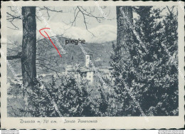 Cg240 Cartolina Drusacco Scorcio Panoramico Torino Pieghe Fronte Retro - Other & Unclassified