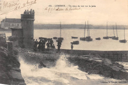 56-LOMENER-coup De Mer Sur La Jetèe-N 6005-F/0055 - Autres & Non Classés